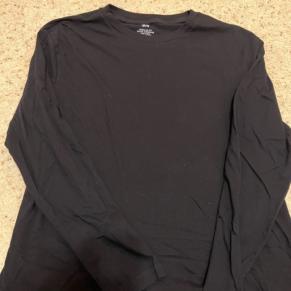 XL Black H&M Long Sleeve T